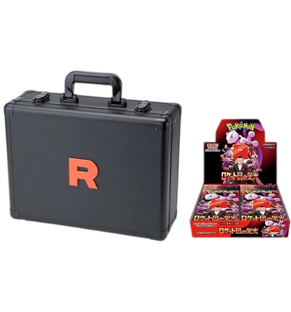 Pokemon TCG: Glory of Team Rocket Japanese Attache Case w/30 Packs